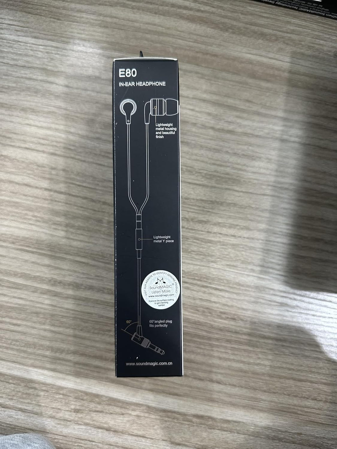 SoundMAGIC E80 Kabelgebundene Ohrhörer ohne Mikrofon, Audiophile HiFi-Stereo-Kopfhörer, geräuschisol
