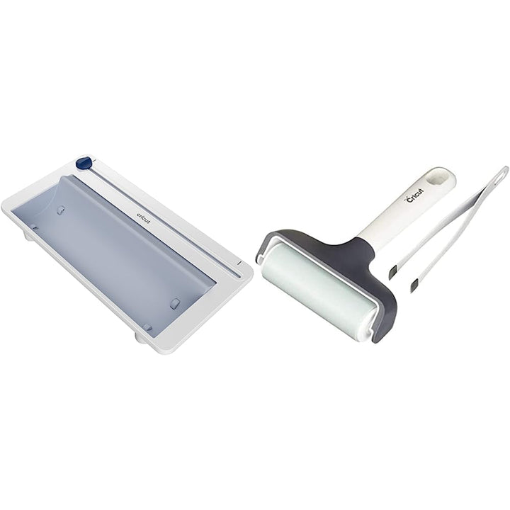 Cricut 2009039, Silber, Roll Holder for Explore 3 and Maker 3 & Unbekannt Applikator und Entferner S