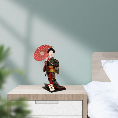 TOYANDONA Japanische Geisha Kimono Kabuki-Puppe: asiatische Kultur Sammlerstück Figur Traditionelle