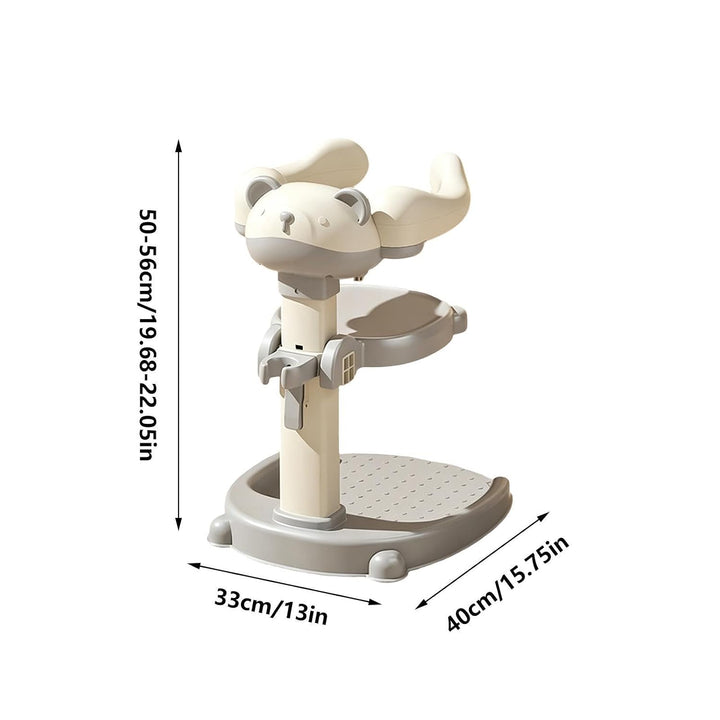Babys Dusche Ständer, Rutschfester Duschständer Höhenverstellbar 50-56cm Einstellbarer Babys Shower