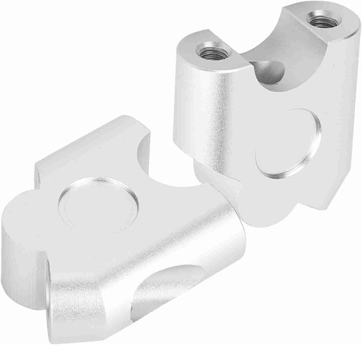2Pcs Motorrad Lenker Riser Zurück Mount | Duokon Ø 22mm Universal Lenker Riser Lenkerklemme Adapter
