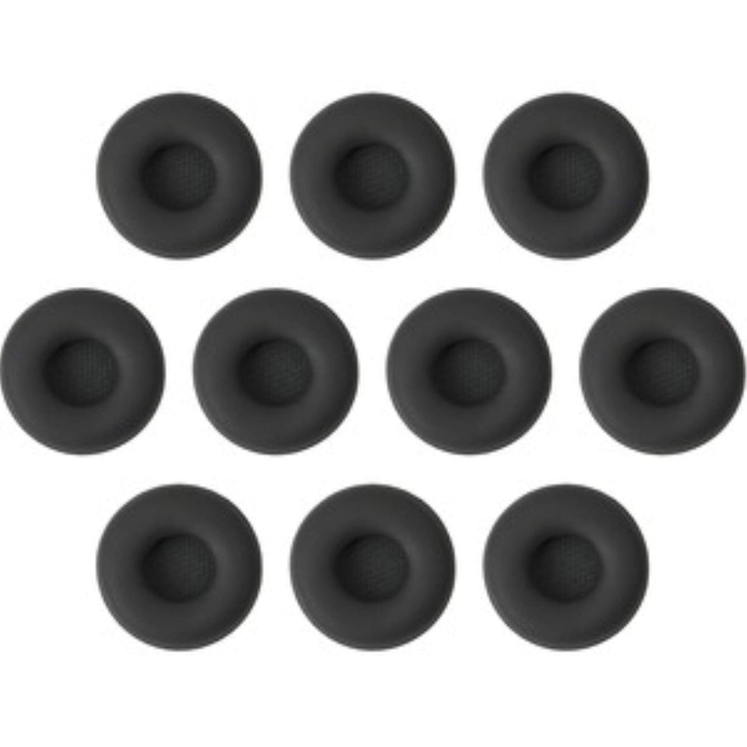 Jabra Ersatz-Kunstleder-Ohrkissen für Headsets der Biz 2400 II Serie, Packung mit 10 Stück, schwarz
