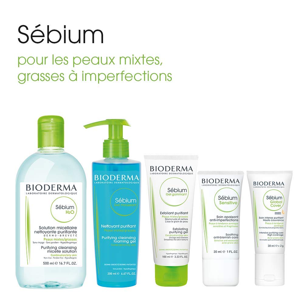 Bioderma Sebium H2O Micelle Solution 2 x 500ml