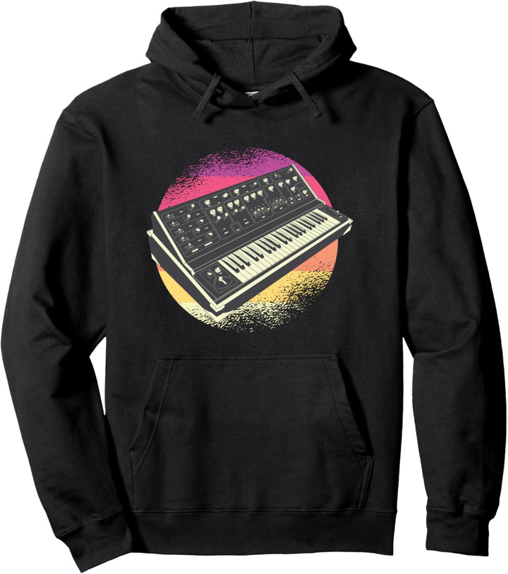 Elektronischer Musiker Vintage Dj Synthesizer Pullover Hoodie