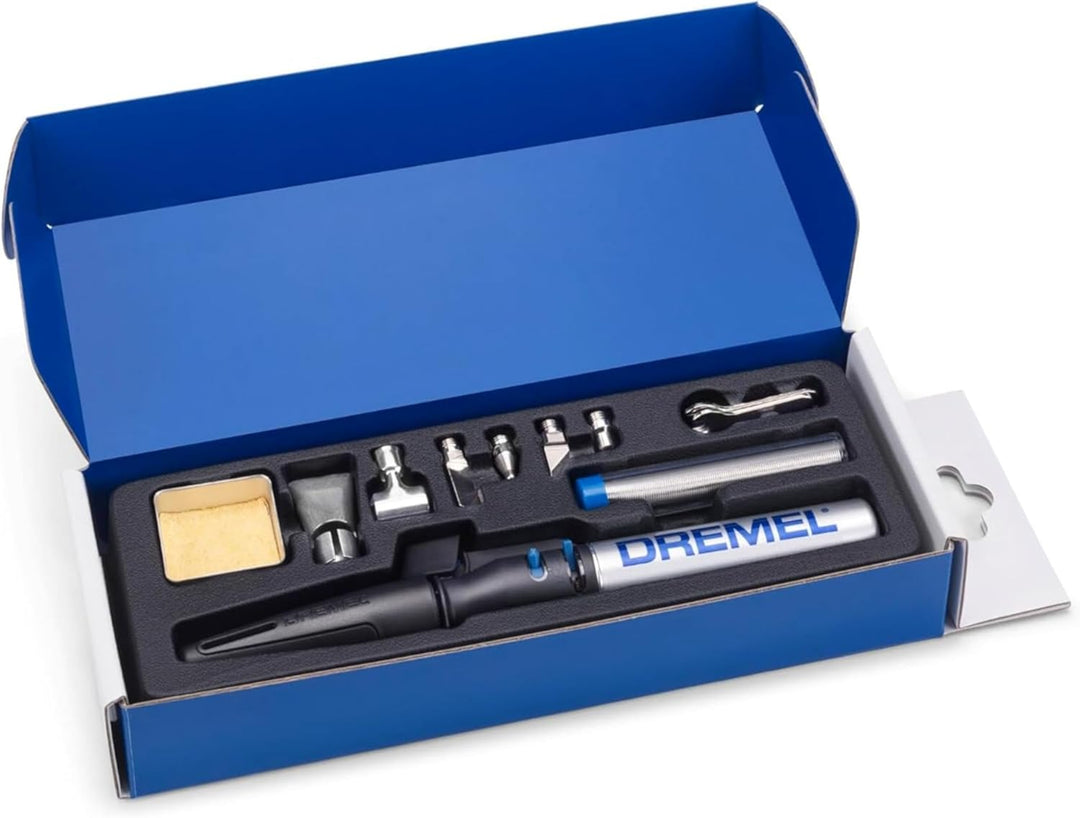Dremel 2000 VersaTip Lötkolben - Brennkolben und Löt-Set (mit 7 Wechselspitzen zum Löten, Heissschne