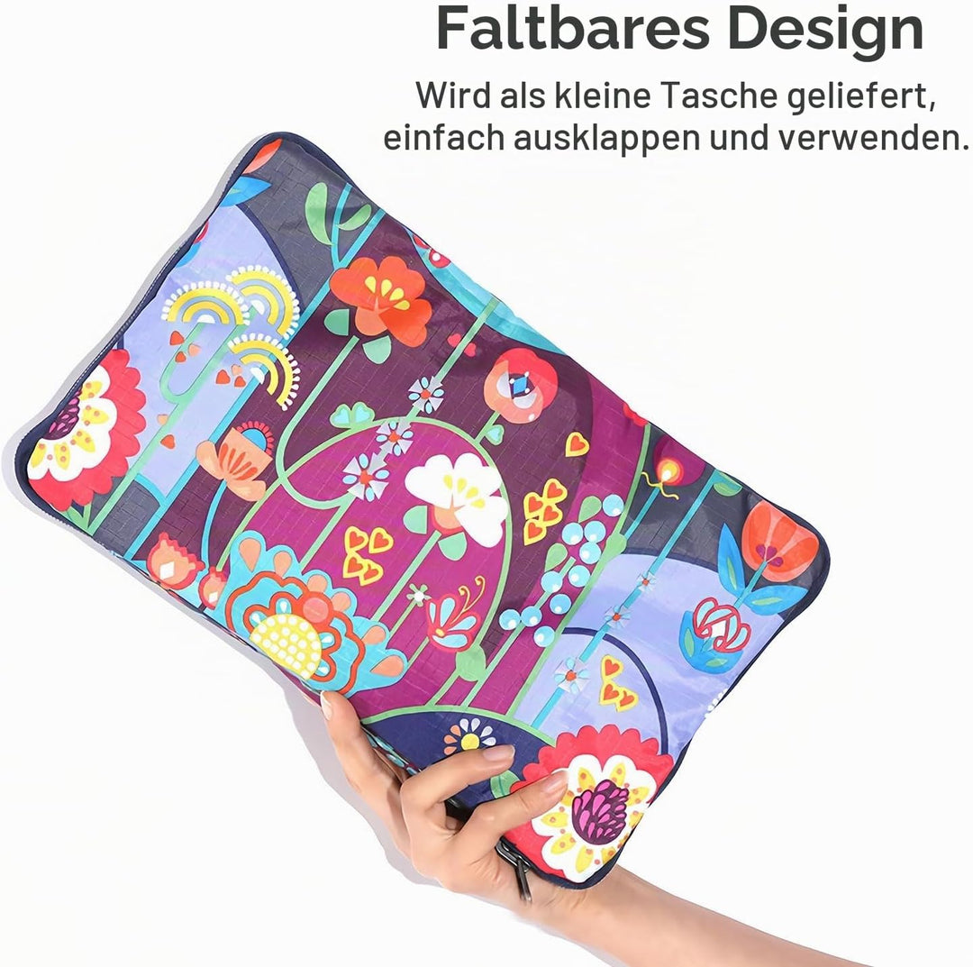 Arxus Grosse Faltbare Reisetasche Tragen Sie die Reisetasche am Wochenende über dem Gepäck mit Schul