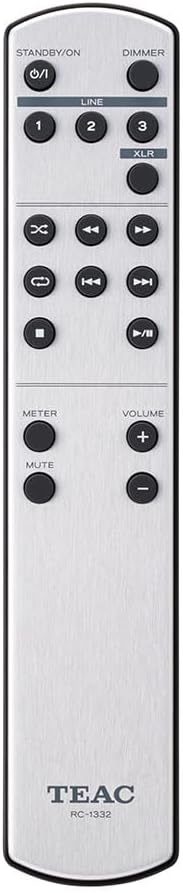 Teac AX-505-S Stereo Vollverstärker (115 Watt je Kanal, Stromsparfunktion, Kopfhörerverstärkerschalt