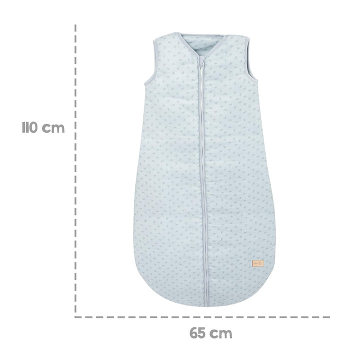 roba Babyschlafsack Lil Planet für Neugeborene - 110 cm - Ganzjahres Schlafsack aus Bio Baumwolle -