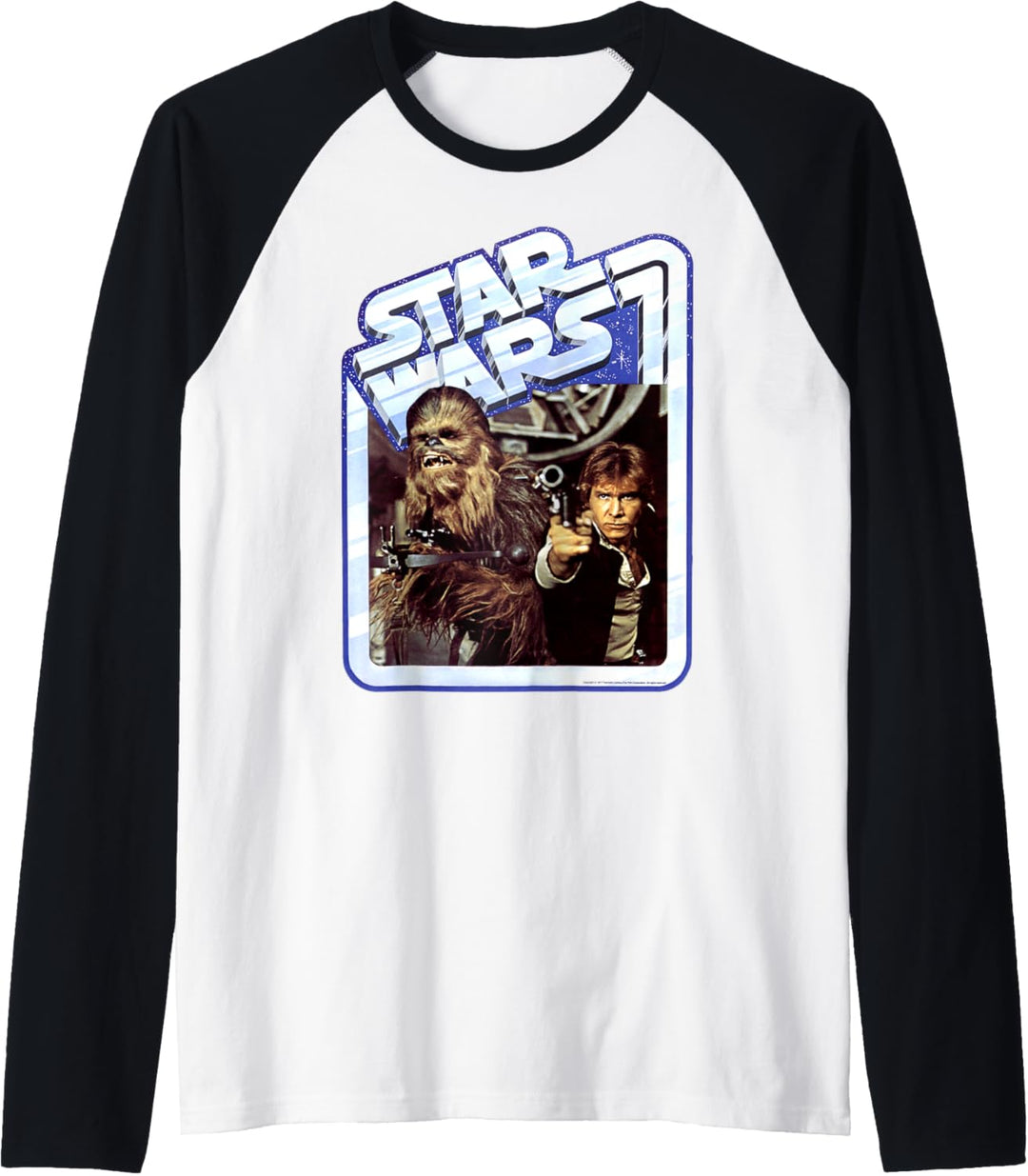Star Wars Chewbacca & Han Solo Smugglers Stand Raglan