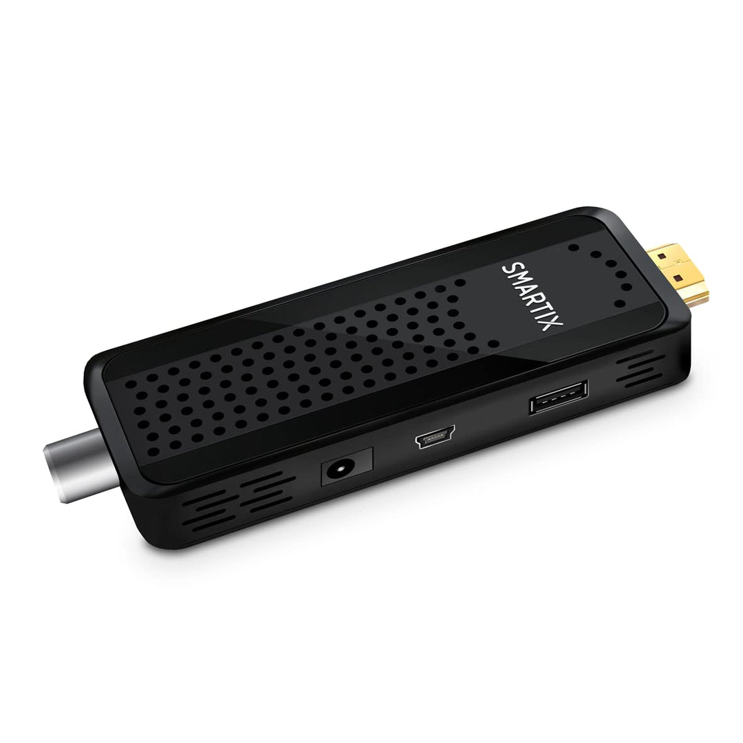 Smartix Atlantis DH12 Digitaler terrestrischer TV-Decoder DVBT und DVBT2 HD Stick, MPEG-2, MPEG-4/H.