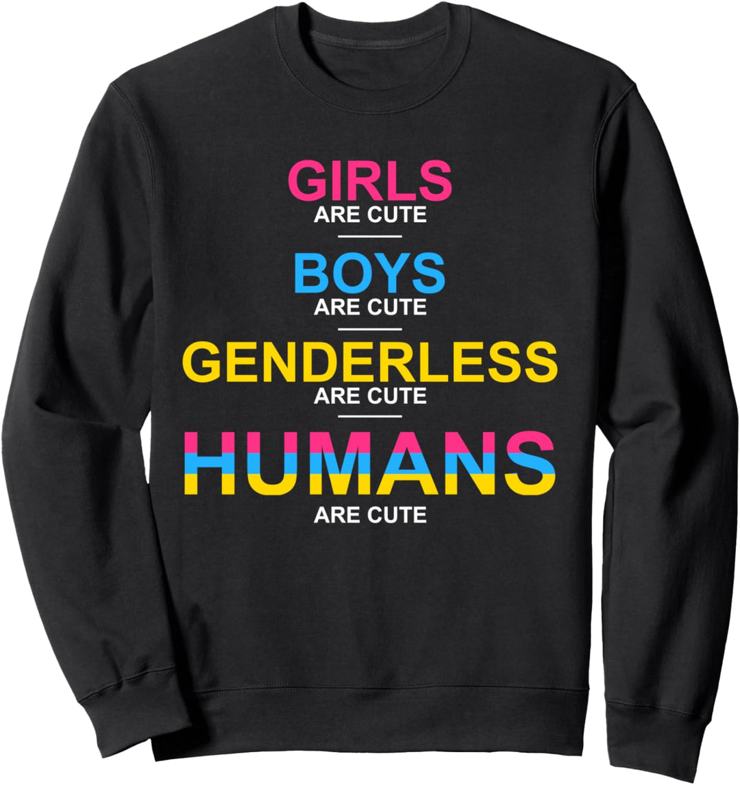 LGBTQ Genderfluid Pan Pride Lustiges Geschenk Pansexuell Sweatshirt