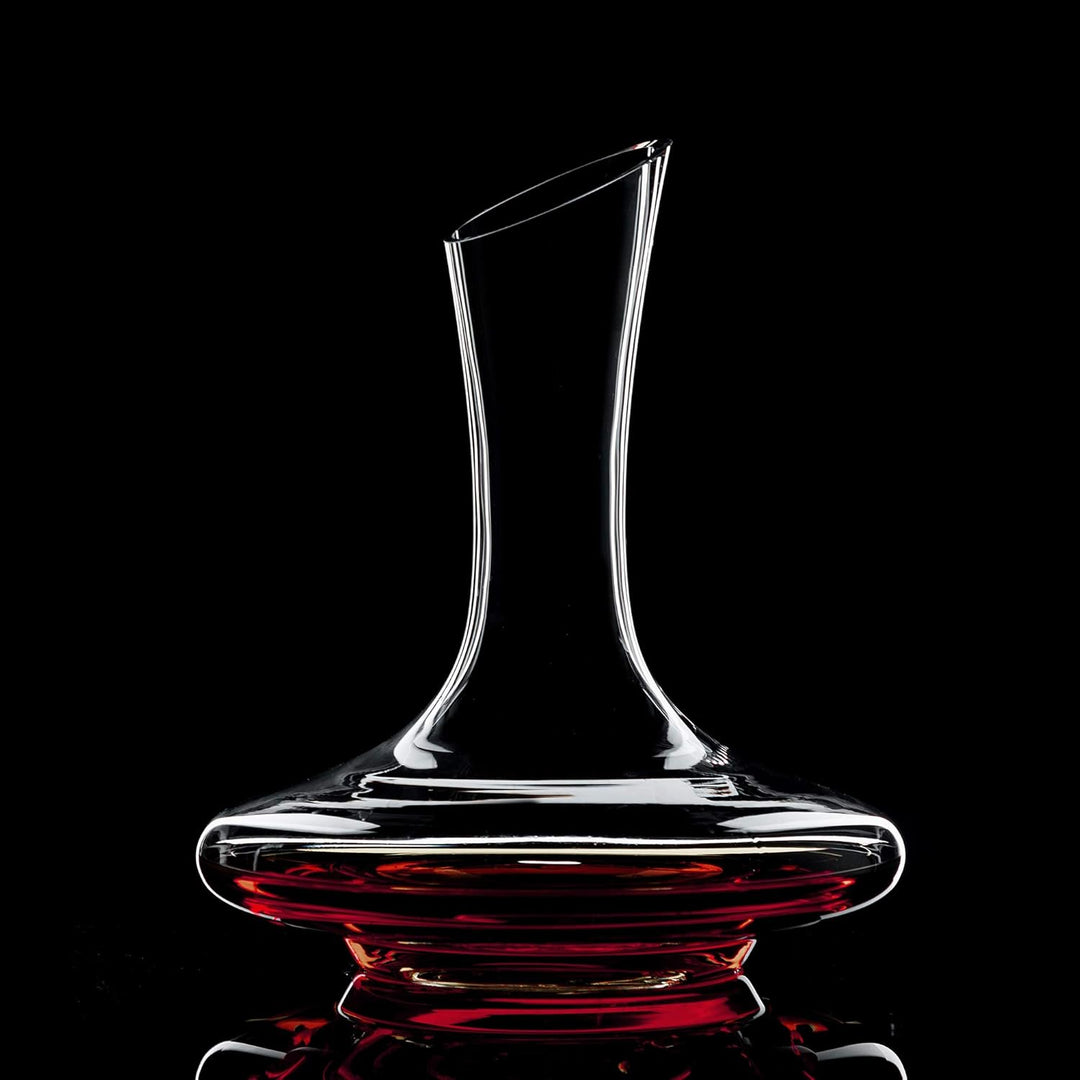 Weinkaraffe Set, Weinbelüfter,100% Mundgeblasenes bleifreies Kristallglas mit Reinigungsperlen,Weind
