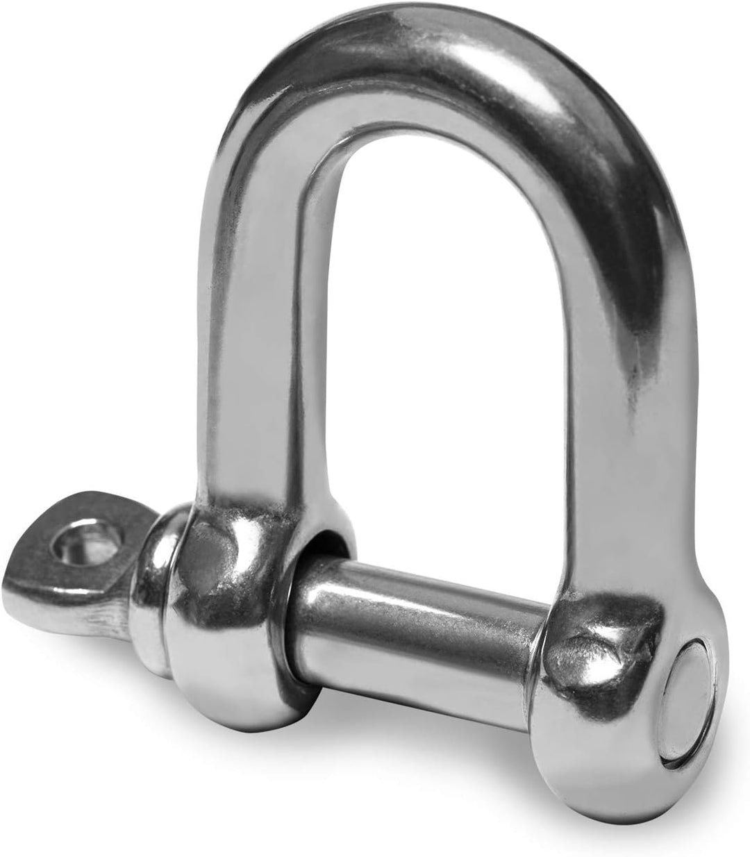 HEAVYTOOL Schäkel gerade Kurze Form Edelstahl 4mm bis 25mm (Grösse und Menge wählbar) V4A AISI 316 R