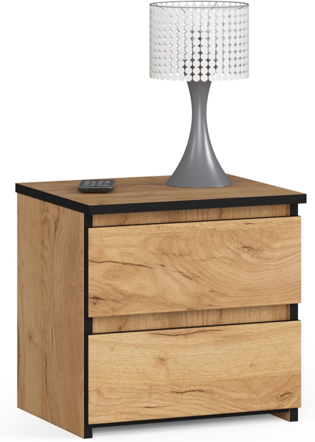 AKORD | Kommode Set 2 Schubladen Sideboard Mehrzweckschrank Schrank | Schreibtisch | ecktisch | Eck