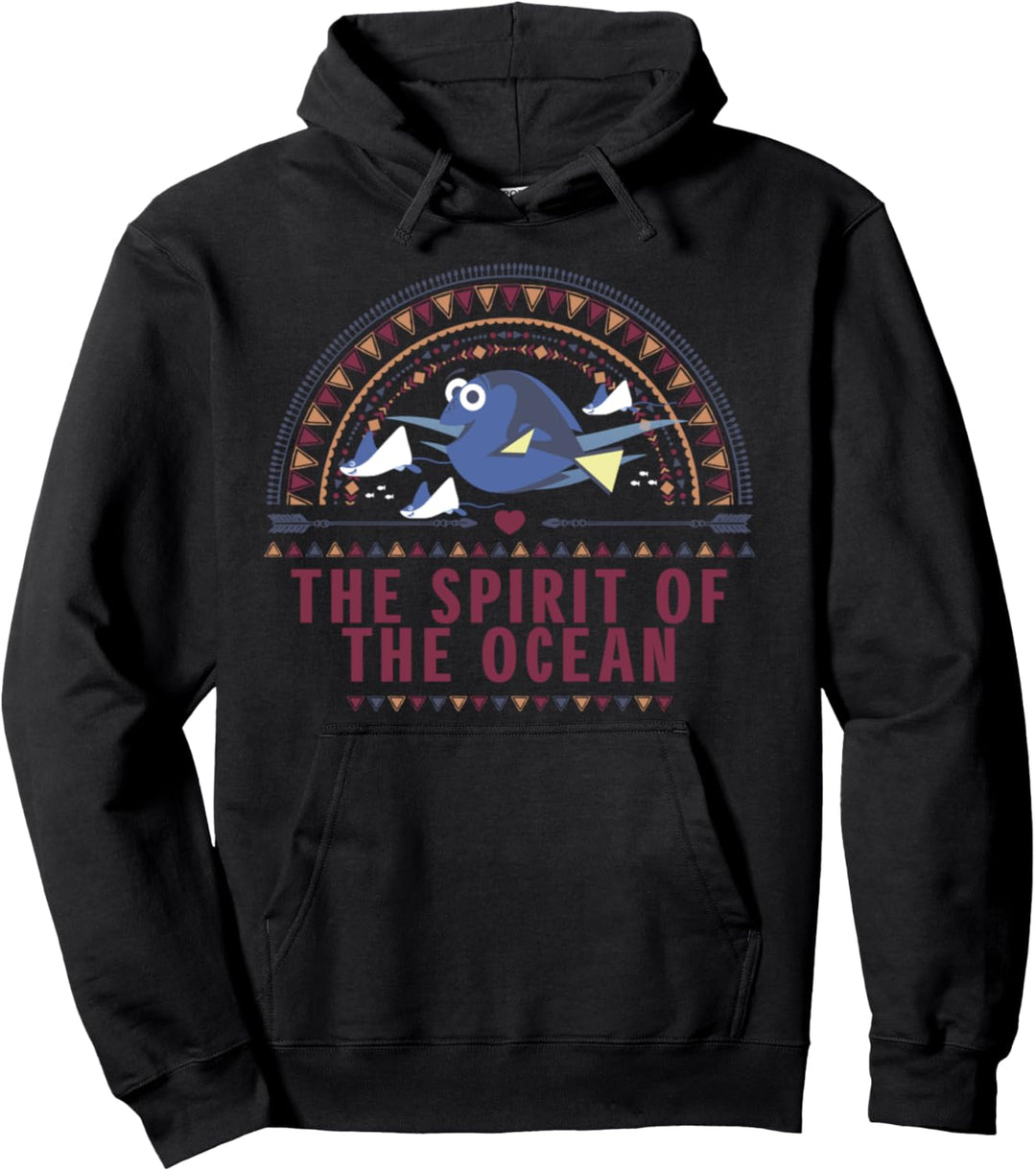 Disney Pixar Finding Dory Spirit Of The Ocean Text Pullover Hoodie