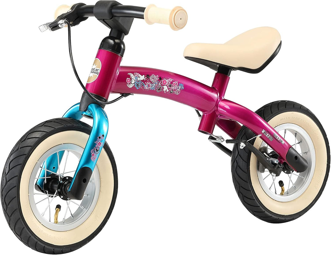 BIKESTAR Kinder Laufrad Lauflernrad Kinderrad für Mädchen ab 2-3 Jahre | 10 Zoll Sport Kinderlaufrad