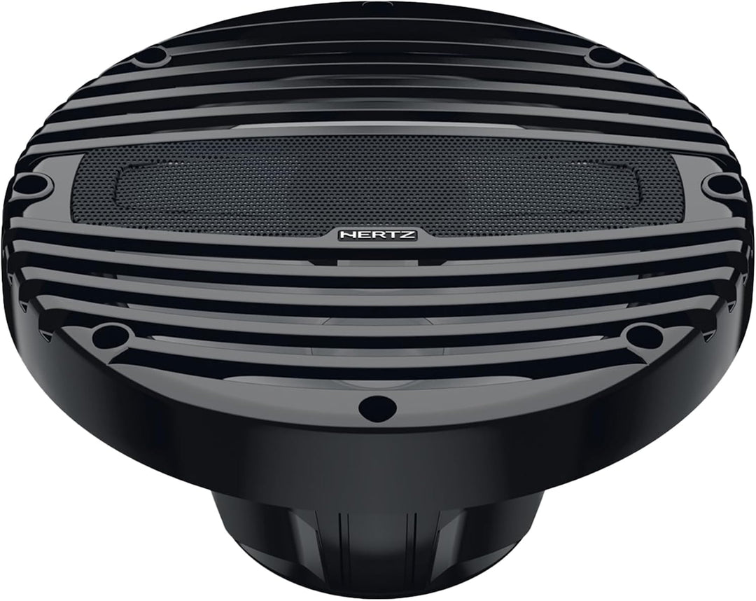 Hertz HMX 8-LD-TC | 20cm Hochleistungs Marine Koaxial Lautsprecher schwarz | RGB-LED