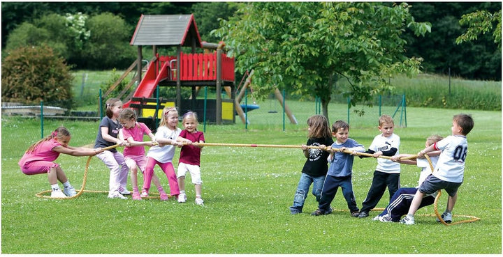 Sport-Thieme Ziehtau Outdoor | Hochwertiges Seil zum Tauziehen für draussen, Kita, Schule | Aus wett