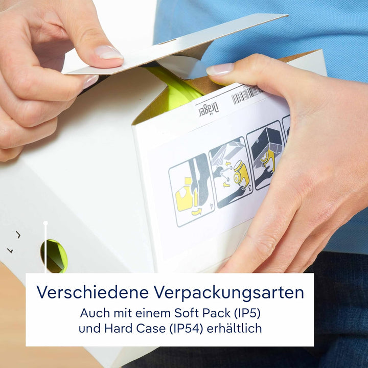 Dräger PARAT 5500 Brand-Fluchthaube | Effektive Rettungshaube mit CO P2 Filter PARAT 5510 Single Pac