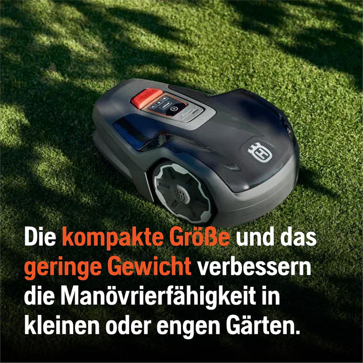 Husqvarna Mähroboter Automower Aspire R4 für 400 m² Fläche I Akku Rasenmäher Roboter, Steuerung per