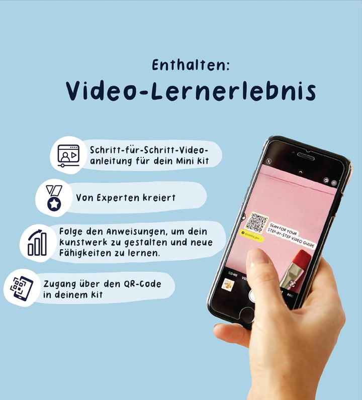 Pott'd Mini-Töpfer-Sets | Lufttrocknendes Töpferset für Erwachsene | Mit Farben, Töpferwerkzeugen un