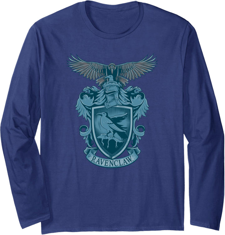 Harry Potter Ravenclaw Raven Crest Langarmshirt