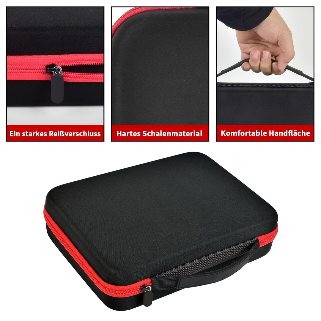 Batterie Aufbewahrungsbox Box, Batteriekasten Koffer mit Batterietester BT-168, Batterie Organizer H