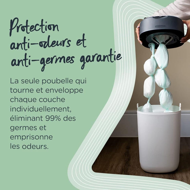 Tommee Tippee Nachfüllkassetten für Twist & Click Advanced Windelentsorgungssystem mit Nachhaltig Be