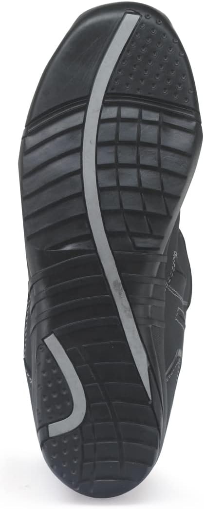 Kochmann Zyklon Motorradstiefel schwarz 43 Leder Allrounder wasserfest winddicht 43 EU Schwarz, 43 E