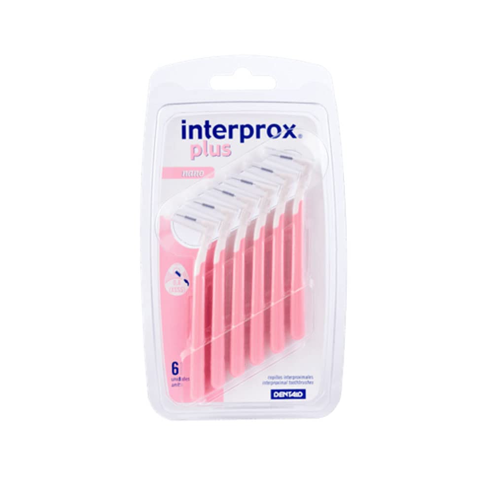 6x Interprox plus Interdentalbürsten rosa nano 6er Pack (6x 6er Pack)