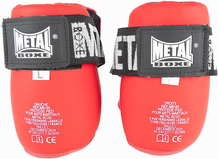 METAL BOXE - Fussschutz Full Contact, Rot rot S, rot S