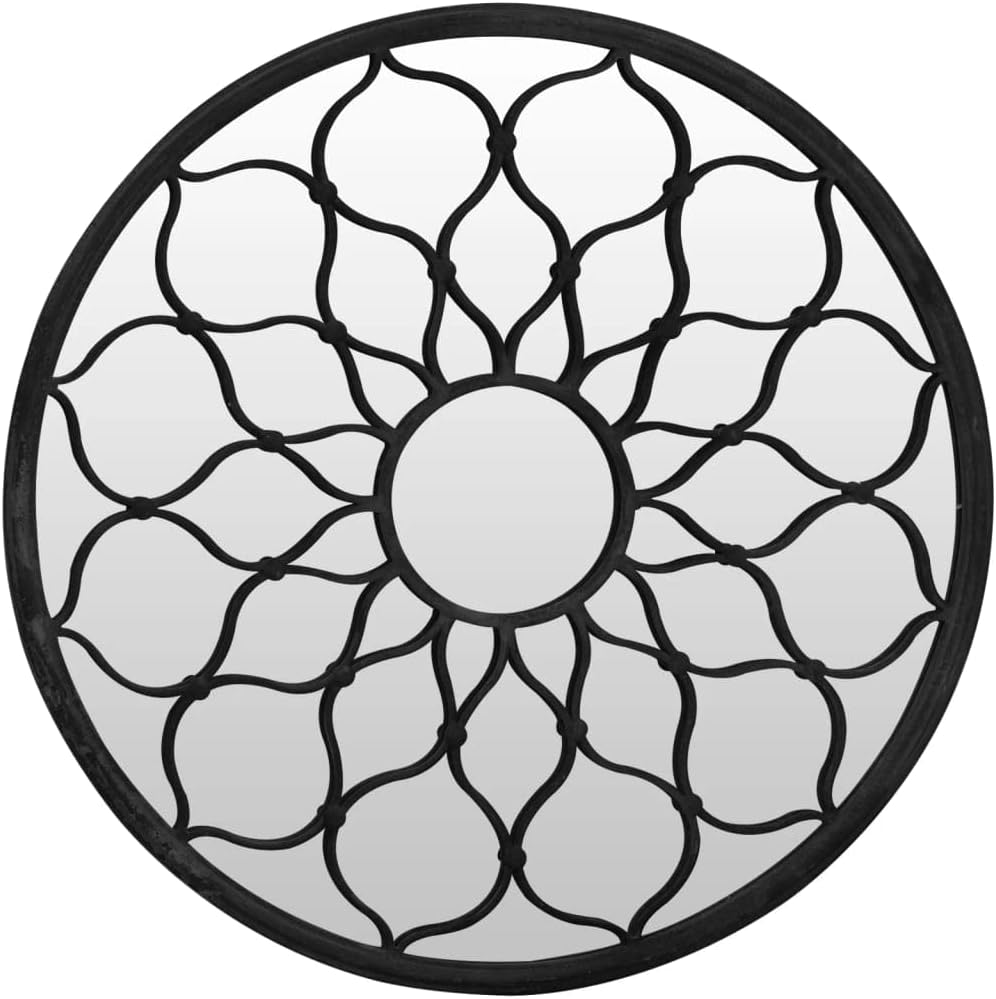 vidaXL Spiegel Wandspiegel Dekospiegel Hängespiegel Flurspiegel Fensterspiegel Wohnzimmer Deko Schwa