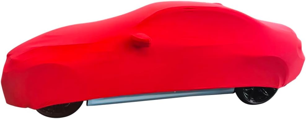 Indoor Autoabdeckung kompatibel mit BMW M2 (G87) Coupe mit Spiegeltaschen SUPER Soft Stretch