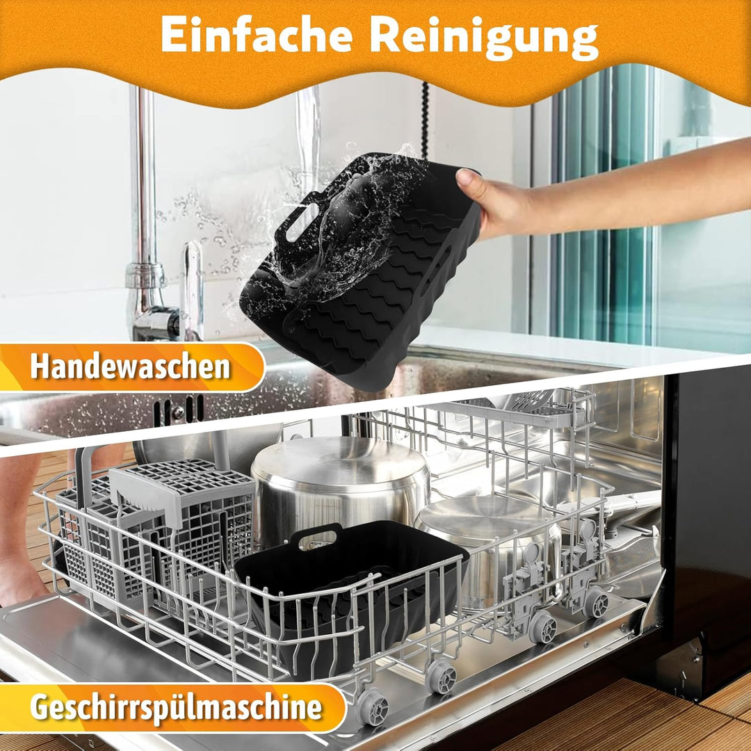 HLElUKT Ninja Heissluftfritteuse Zubehör,Airfryer Zubehör für Ninja Foodi Max Dual Zone Heissluftfri