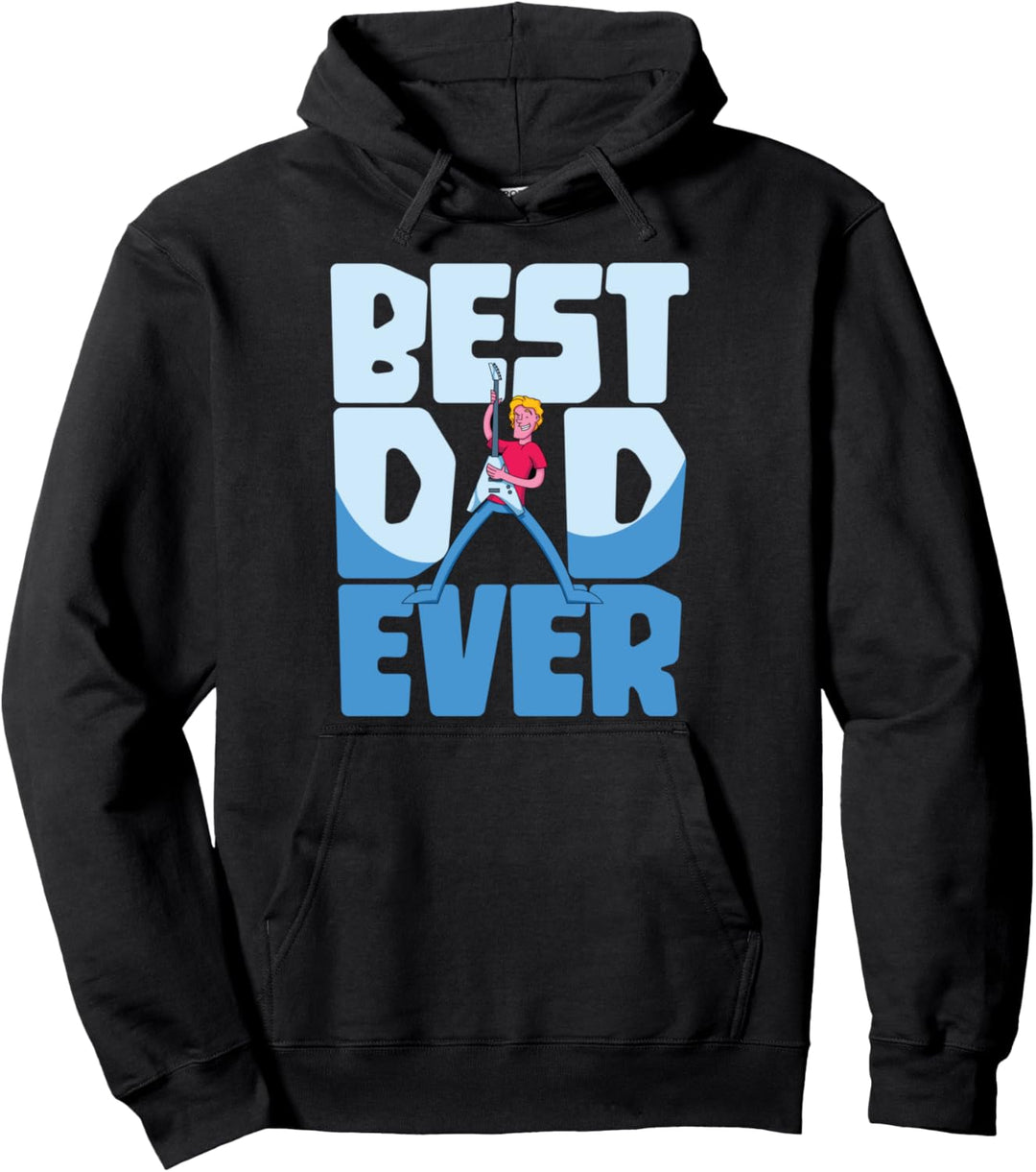 Bester Papa aller Zeiten Vatertag Geschenk E Gitarre Pullover Hoodie