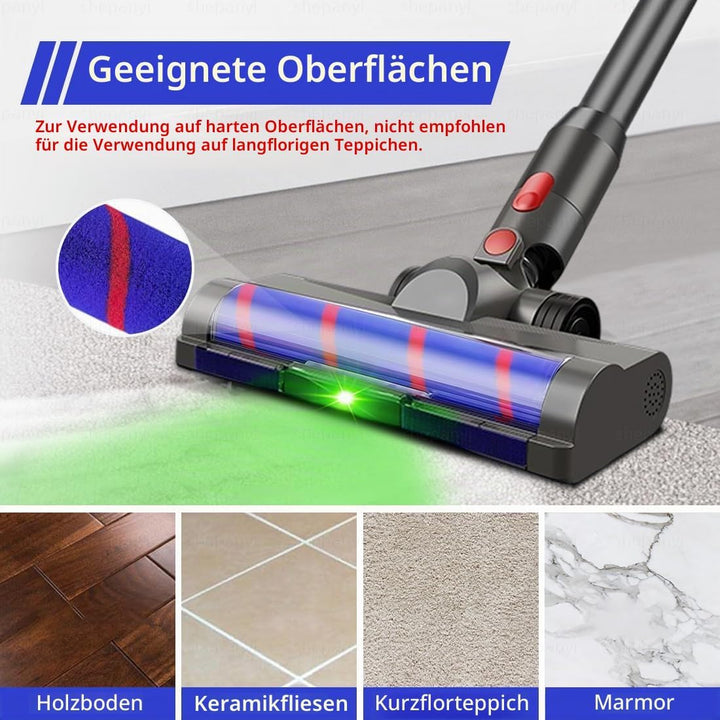 LED-Weichwalzen-Bürste-Ersatz Kompatibel Mit Dyson V7,V8,V10,V11,V15 Staubsauger – Bürstenkopf Nur f