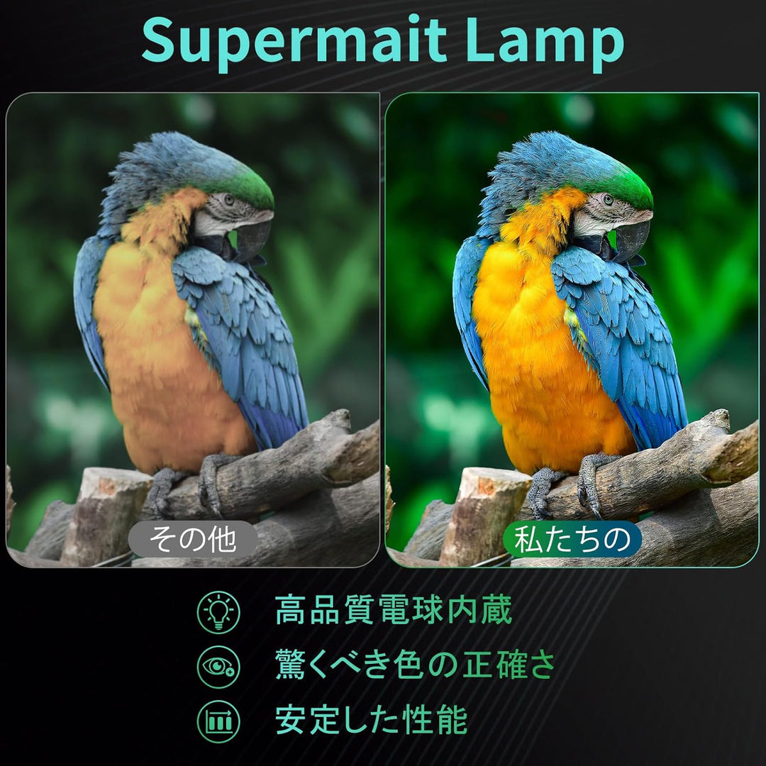 Supermait 200 Fit für EP54 A++ Qualität Beamerlampe Ersatz projektorlampe Birne mit Gehäuse Kompatib