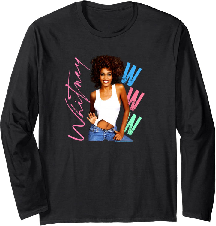 Whitney Houston I Wanna Dance With Somebody Langarmshirt