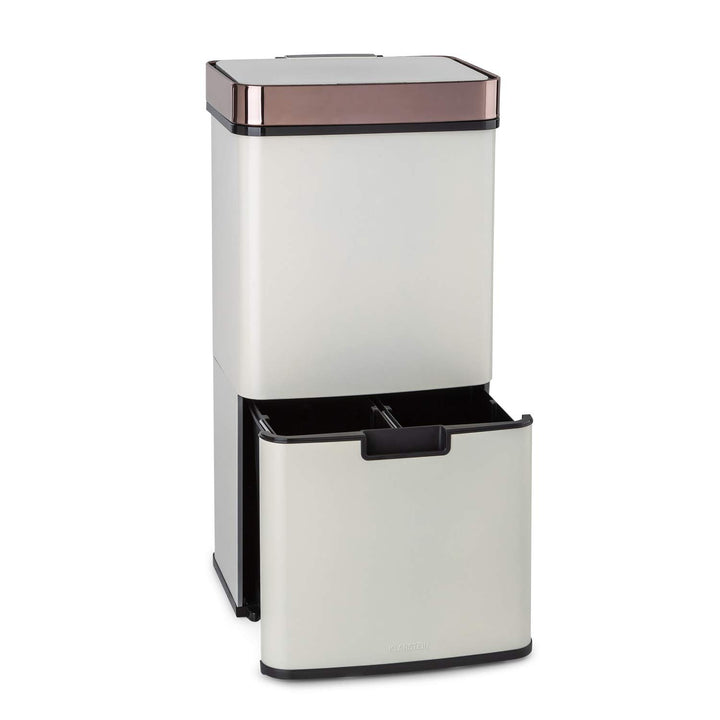 Klarstein Royal Trash Sensor-Mülleimer, 72 L Volumen in 4 Behältern, Restmüll & Recycling-Abfälle: 4