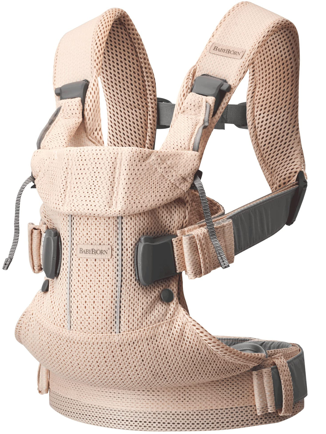 BabyBjörn Babytrage One Air, 3D-Netzstoff, Perlmuttrosa 3D-Netzstoff Perlmuttrosa, 3D-Netzstoff Perl