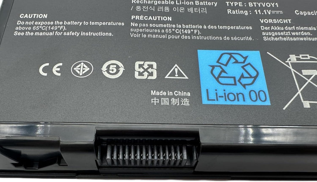 11.1V 90Wh BTYVOY1 Ersatzbatterie für Dell Alienware M17X R3 R4 C0C5M 0C0C5M 318-0397 7XC9N 05WP5W 5