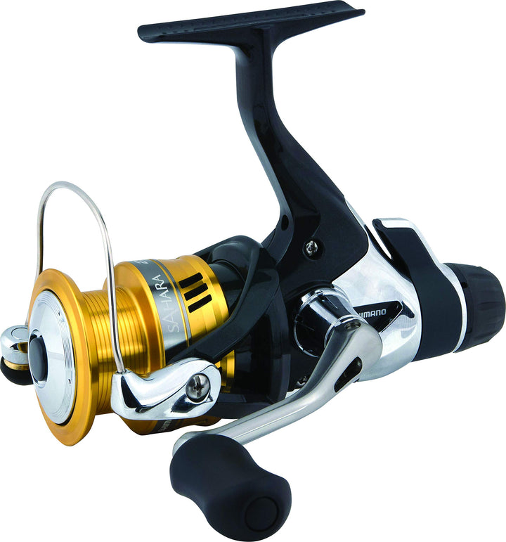 Shimano SH2500R Spinning Angelrolle mit Heckbremse, Schwarz