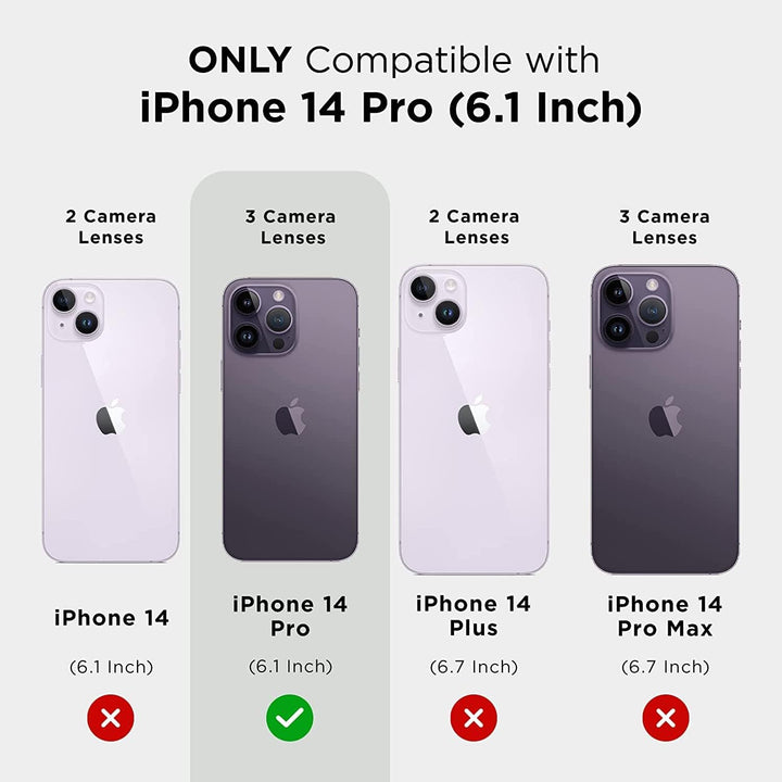 Case-Mate Tough Plus Schutzhülle für iPhone 14 Pro – La La Lavender [4,5 m Fallschutz] [Kompatibel m