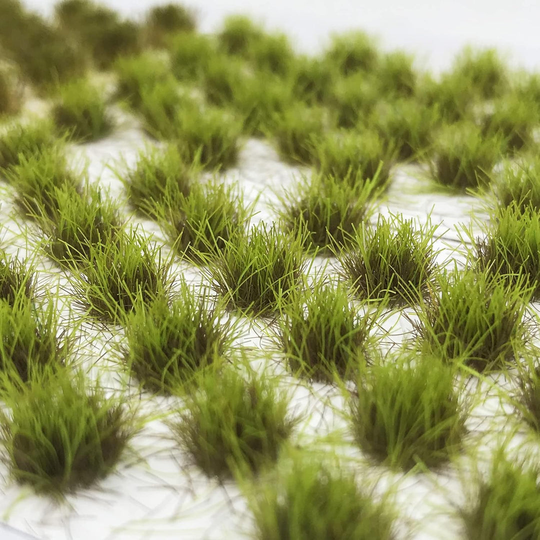 Cayway 128 Stück Static Grass Tuft Selbstklebende Statische Grass Statisches Grasbüschel, Gefälschte