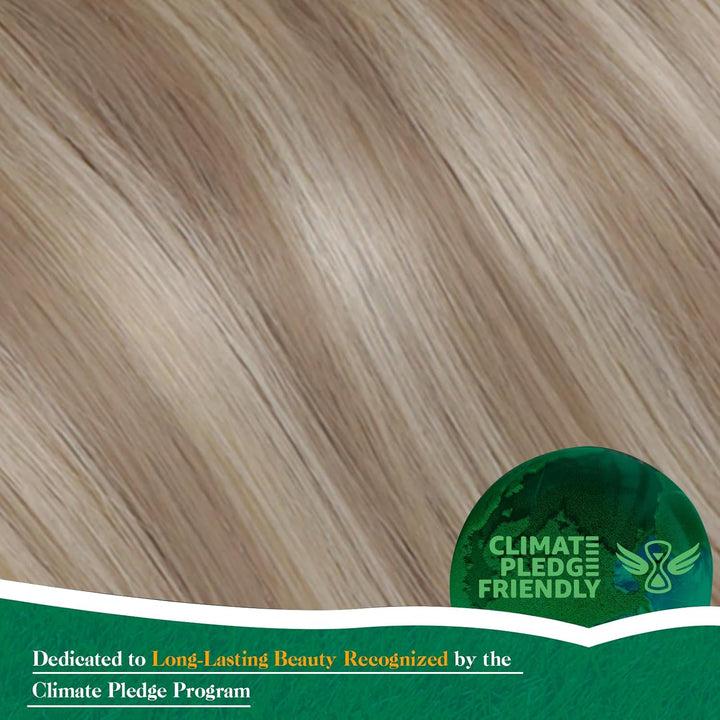 Easyouth Zopf Extensions Echthaar Pferdeschwanz Extensions Echthaar Farbe Golden Blonde Mix Mittelbl