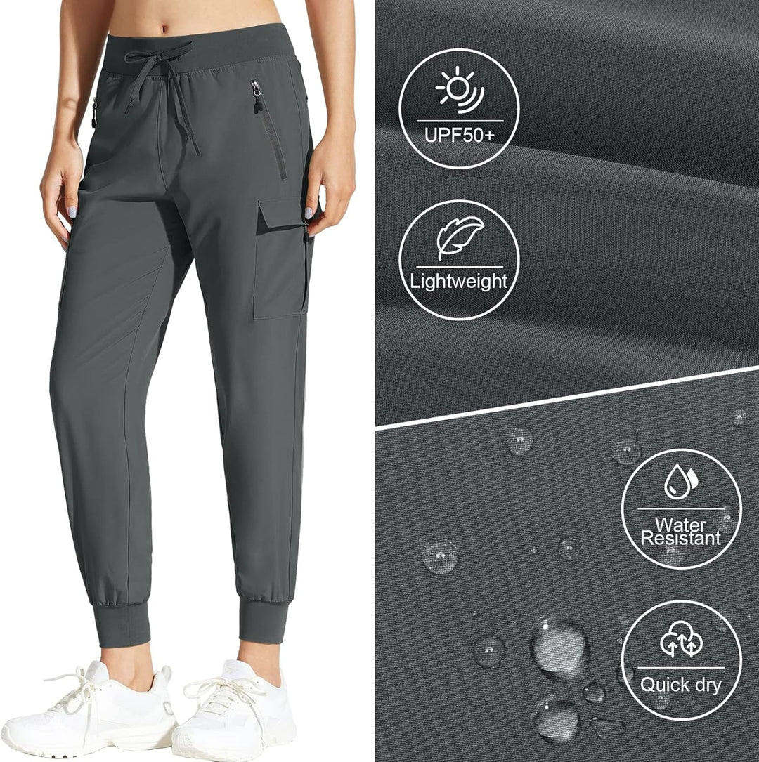 MOCOLY Damen Leichte Wanderhose Outdoor Trekkinghose Atmungsaktive Cargo Hose Kletterhose Outdoorhos