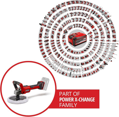 Einhell Akku-Polier- / Schleifmaschine CE-CP 18/180 Li E-Solo Power X-Change (Lithium-Ionen, bürsten