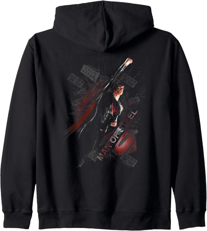 Superman Man of Steel Flying Kapuzenjacke