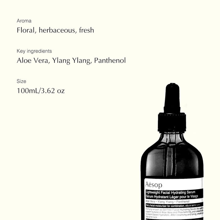 Aesop Oil Free Facial Hydrating Serum, 100 ml