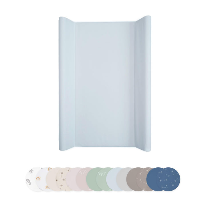 Ehrenkind® Abwaschbare Wickelauflage mit Keil - Hygienisch, Sicher und Vielseitig in Hellblau | Wick